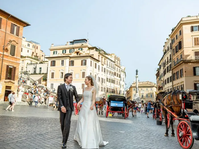 ローマフォトプランの新婦
