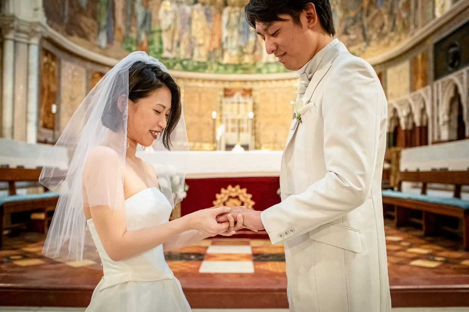 ローマ・セント・ポールズ教会の先輩カップル S.T様＆S.N様