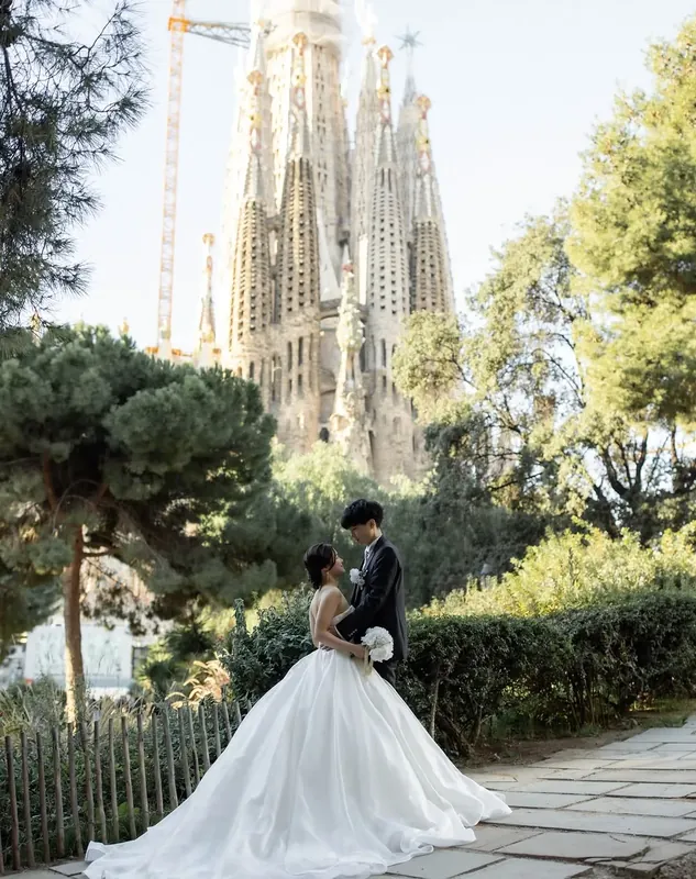 スペインのフォトウェディング